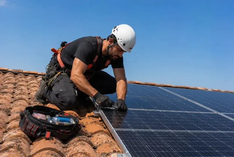 Maintenance et monitoring de panneaux solaires à Cambieure