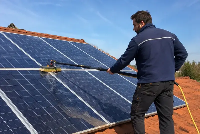 Nettoyage et entretien de panneaux solaires à Cambieure